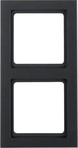 Berker Ramka podwójna Q.3 uniwersalna antracyt/aksamit (10126096)