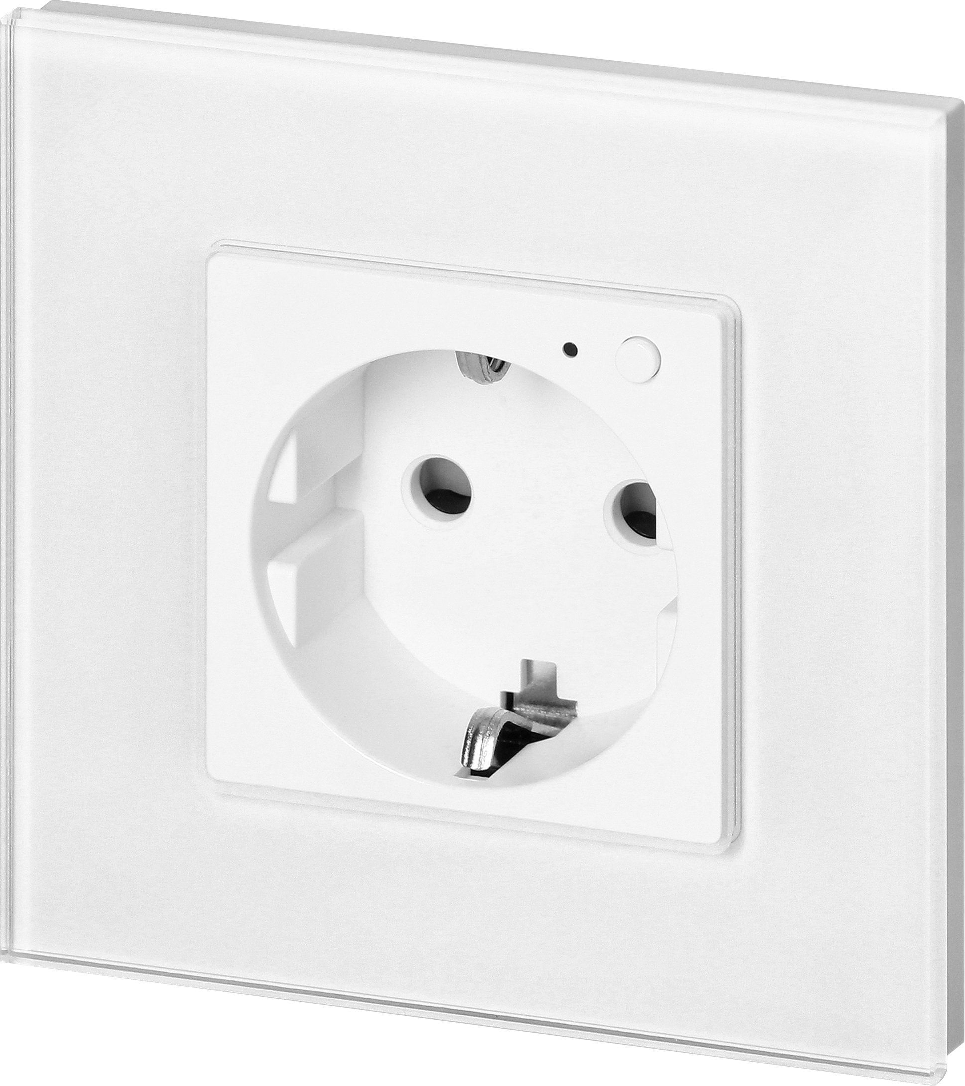 Orno Gniazdo pojedyncze Tuya Smart Wi-Fi, Schuko, białe