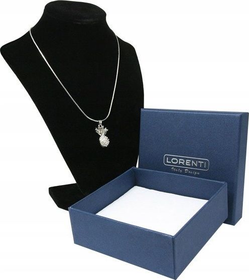 Lorenti Naszyjnik damski w srebrnym kolorze z zawieszką w kształcie ananasa Lorenti Nie dotyczy