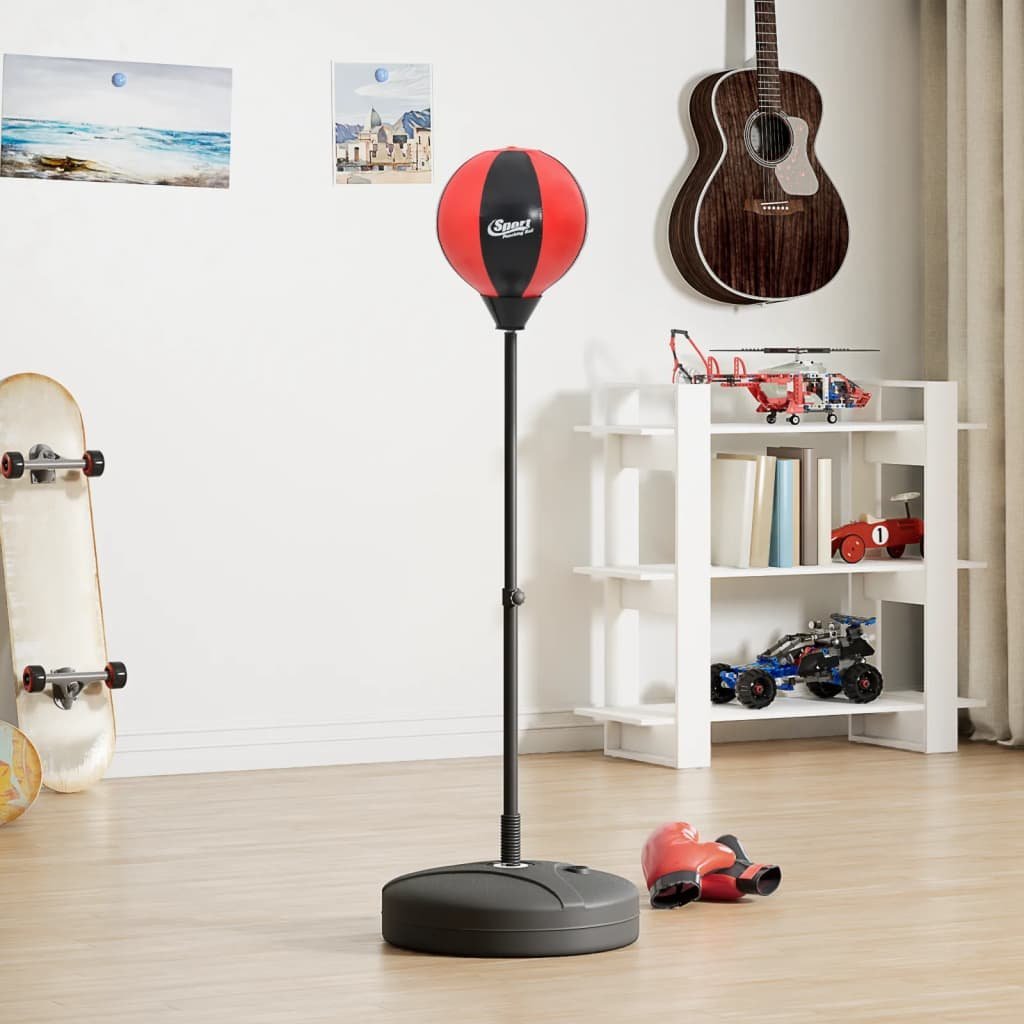 vidaXL vidaXL Gruszka bokserska z rękawicami i pompką, regulowana 81-122 cm