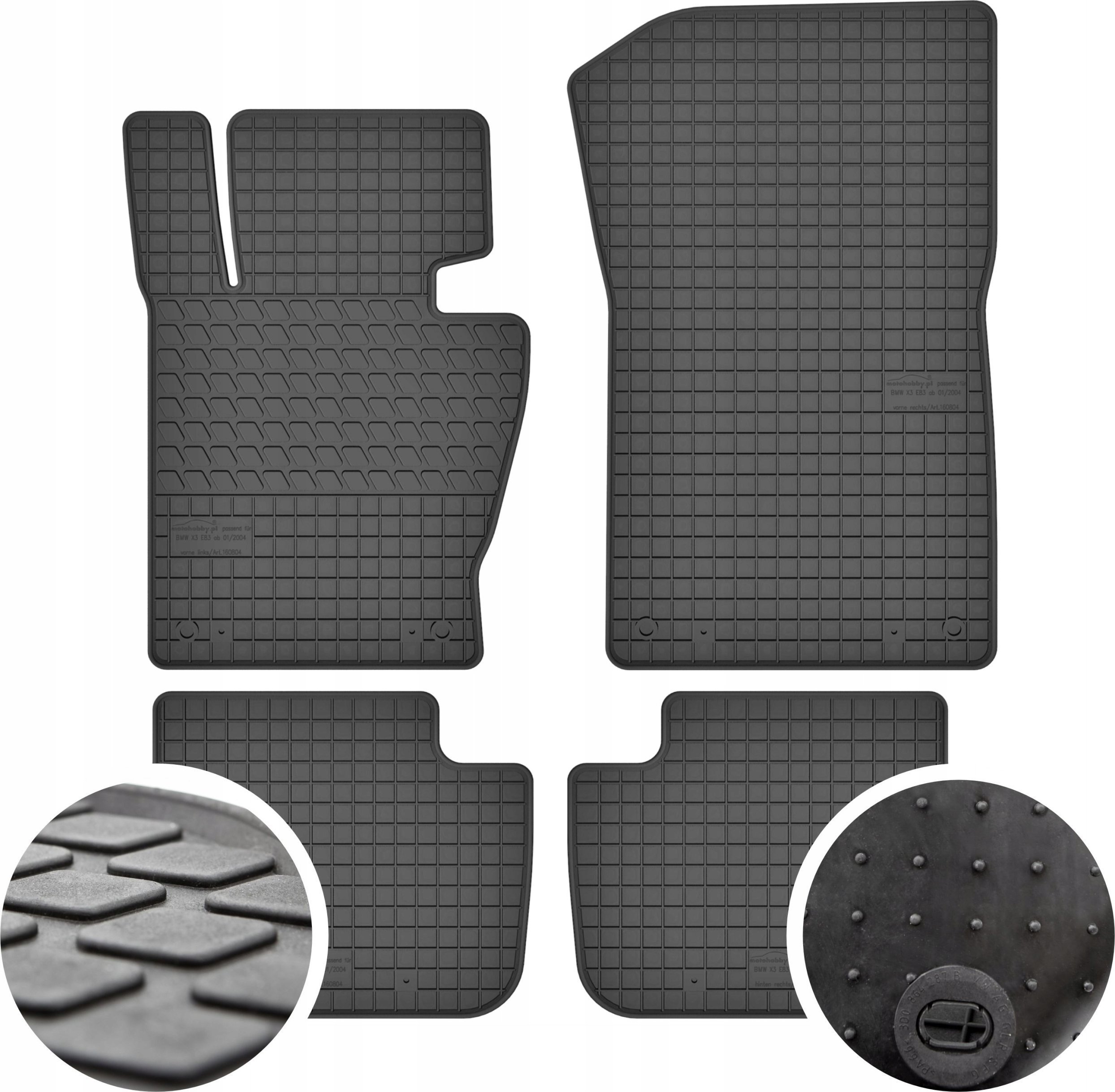 GeyerHosaja Dywaniki gumowe do BMW X3 E83