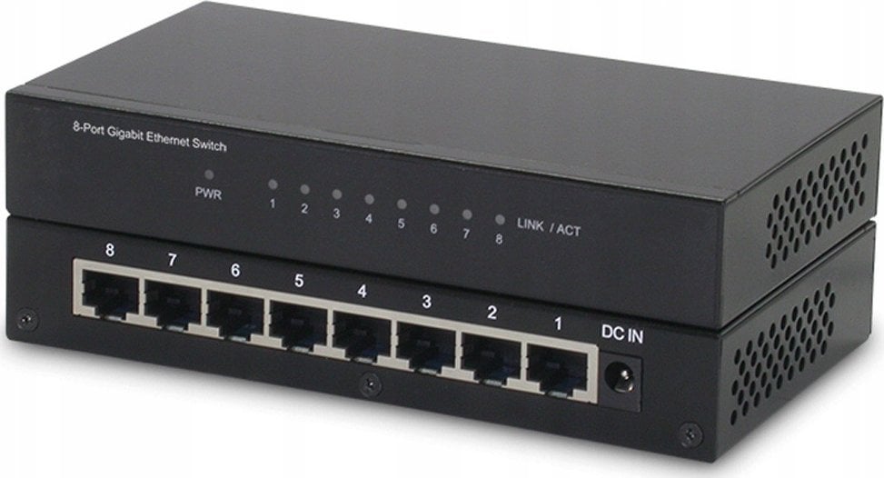 Switch Roline ROLINE Gigabit Ethernet Switch, 8 portów