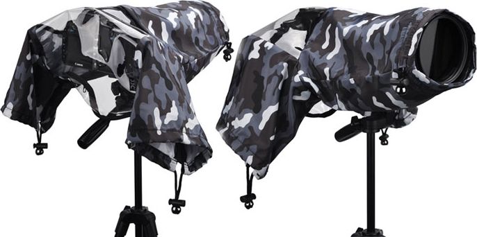 JJC Pokrowiec Przeciwdeszczowy Futerał Kamuflaż Moro Do Fotografii Zwierząt