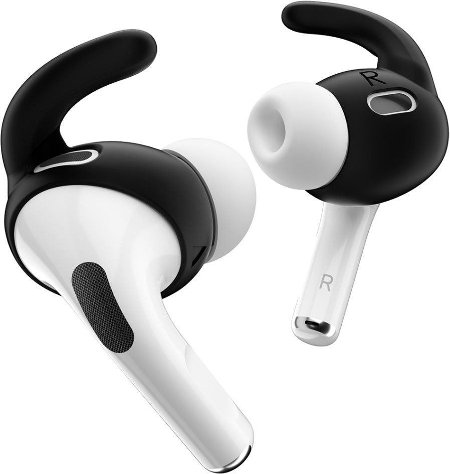 KeyBudz Earbuddyz skirta Airpods Pro Gen 2 - Juodas