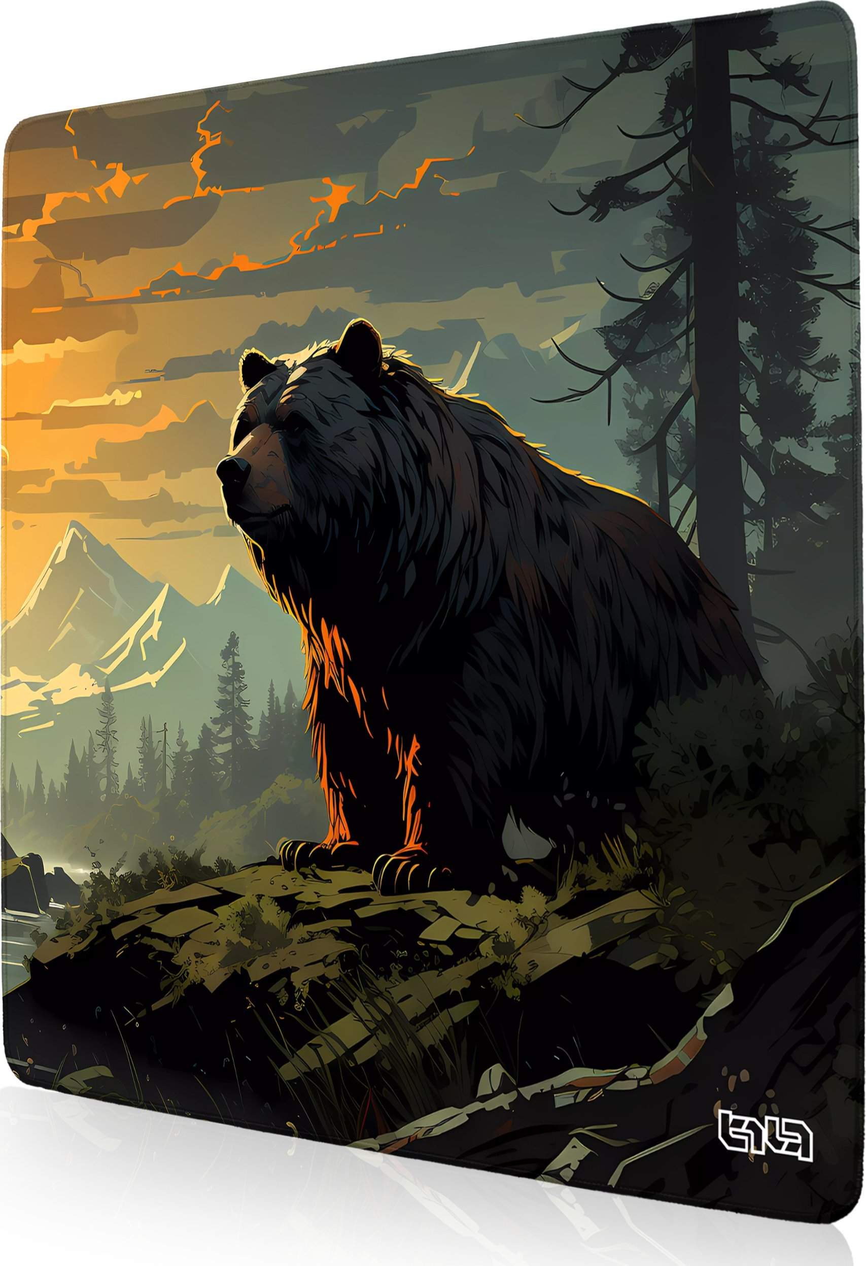 Podkładka Tilt PODKŁADKA POD MYSZKĘ XXL Niedźwiedzi Las 50x50 TILT Duża