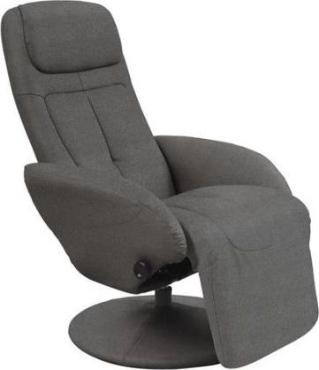 Halmar Fotel OPTIMA 2 szary rozkładany na okrągłym stelażu HALMAR