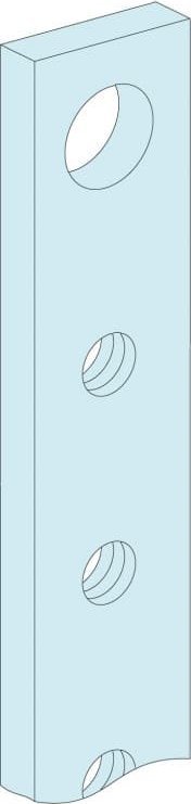 Schneider Electric Prisma Plus G Szyny gwintowane 3/4P 400A 1400mm LVS04173 /4szt./