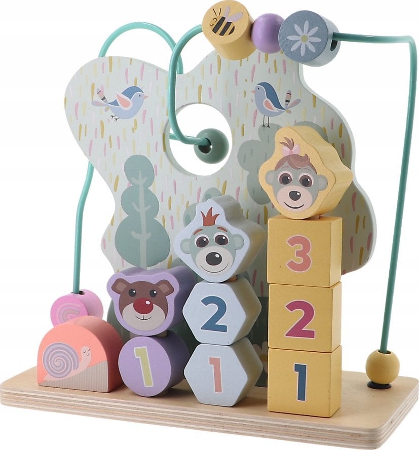 Trefl Zabawka drewniana - Shapes & numbers TREFL