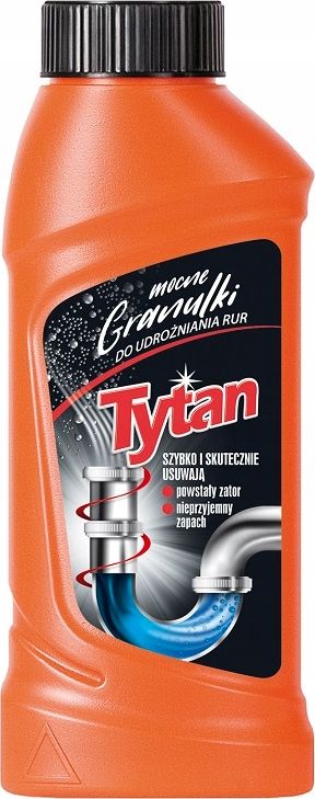 Tytan MOCNE GRANULKI DO UDROŻNIANIA RUR KANALIZACYJNYCH