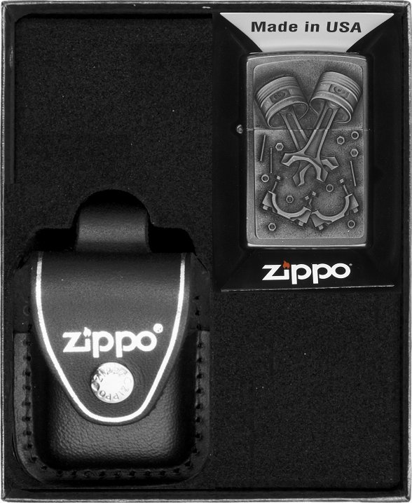 Zestaw ZIPPO Zapalniczka ENGINE PARTS Prezentowy No3