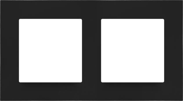 Kontakt-Simon Ramka podwójna Kontakt-Simon 55 TR2/149 LINE czarny mat