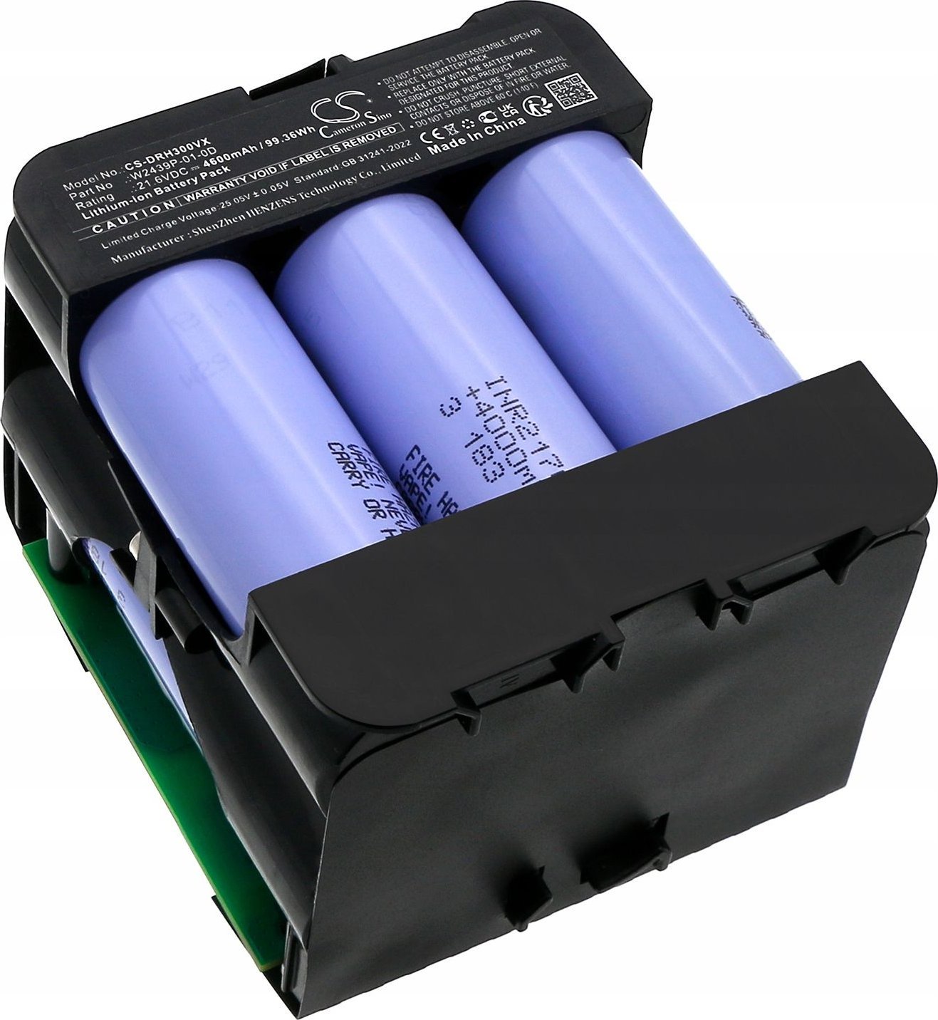 Akumulator Bateria typ W2311-01 W2439P-01-0D do Dreame H30 ULTRA 4600mAh / CS-DRH300VX