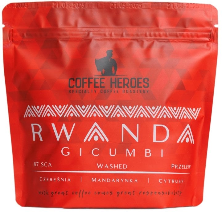 Kawa ziarnista Coffee Heroes Rwanda Gicumbi 250g