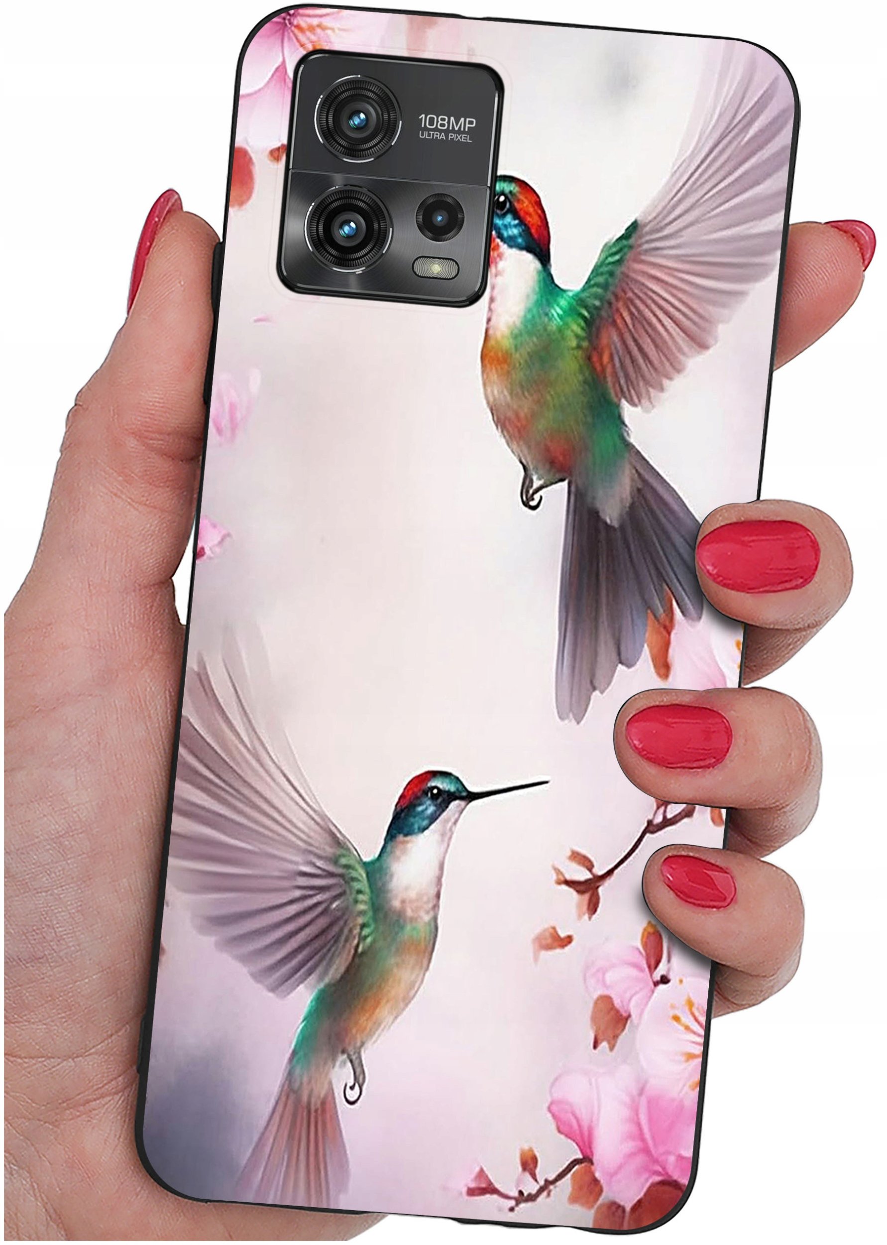 Etui do Motorola Moto G72 WZORY |SILIKONOWE MATT CASE + SZKŁO 9H