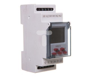 Zamel Sterwonik dzwonka szkolnego 2-modułowy 230VAC 16A SDM-10