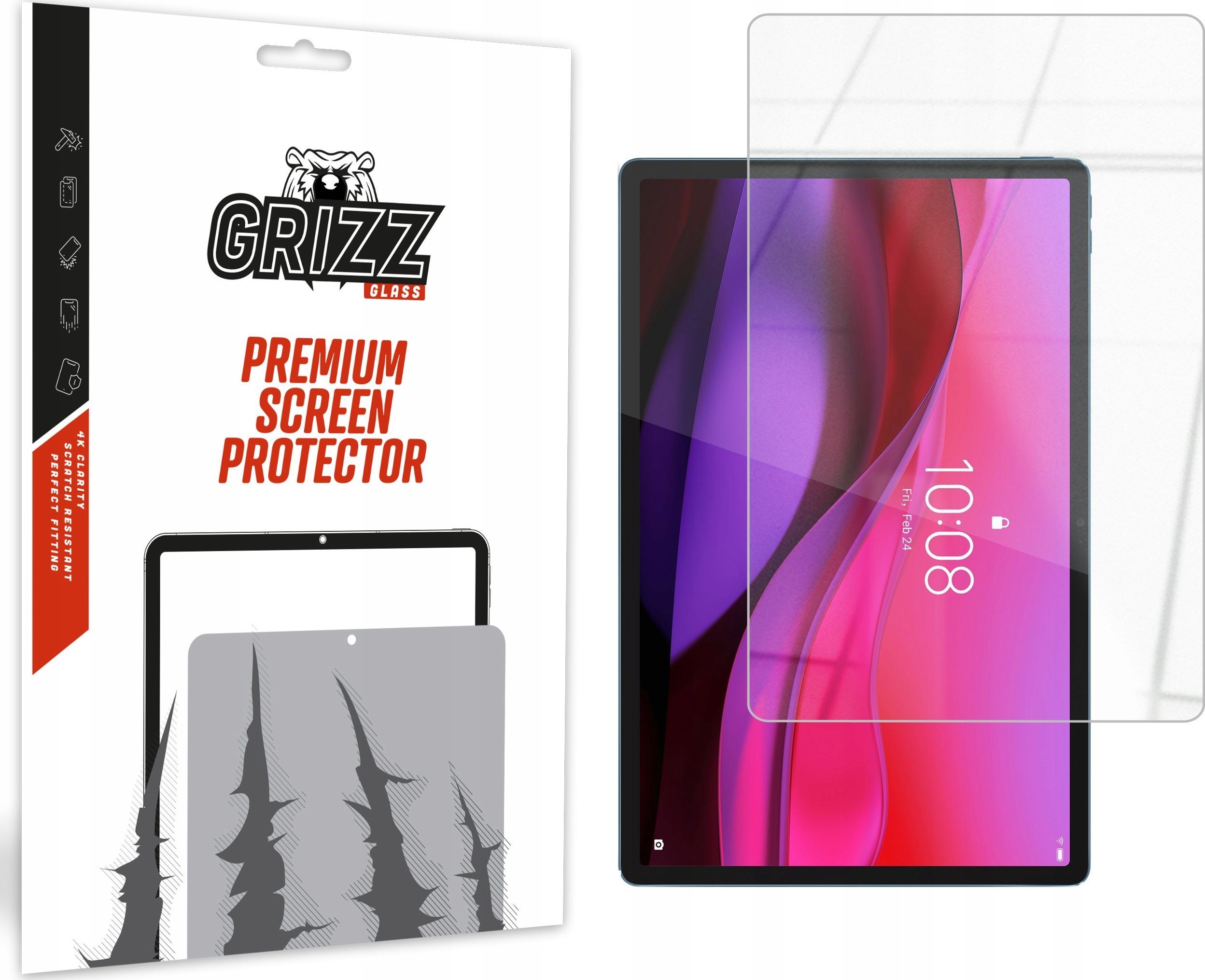 Szkło hybrydowe GrizzGlass HybridGlass do Lenovo Yoga Tab Plus 12,7"