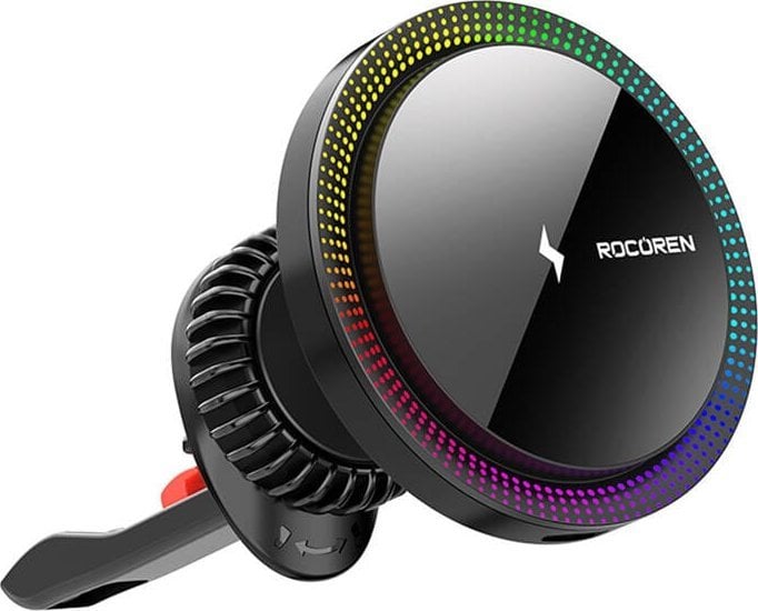 Ładowarka Rocoren Bezprzewodowa ładowarka samochodowa Rocoren RCZJ-XK01, 15W (czarna)