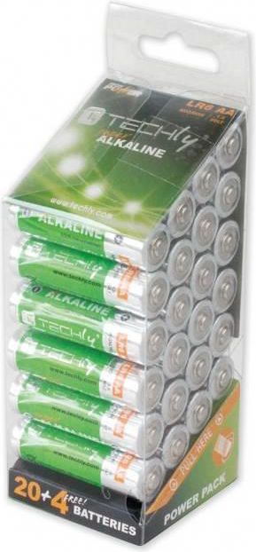Techly Bateria High Energy AA / R6 24 szt.