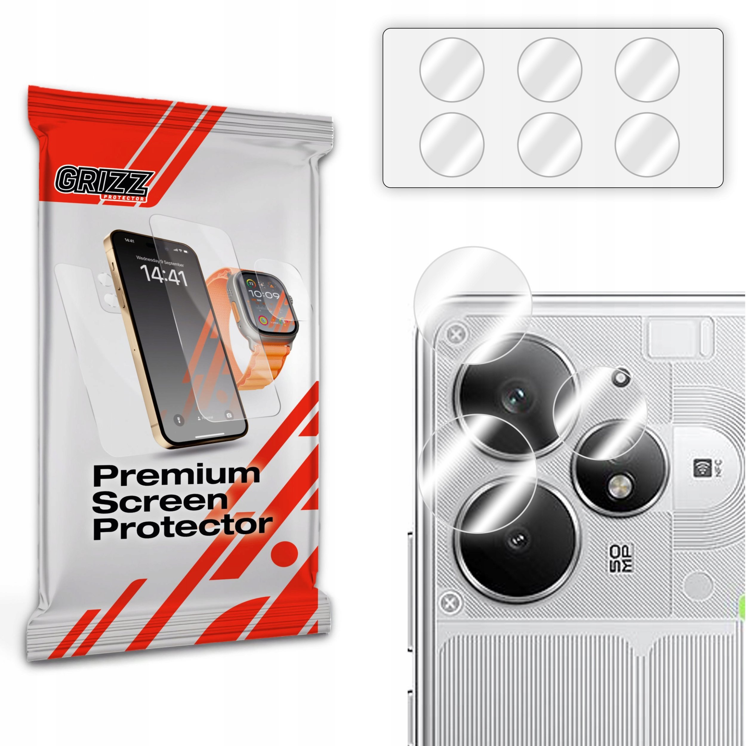 Szkło na aparat GrizzGlass HybridGlass Camera do Realme Neo7 Turbo