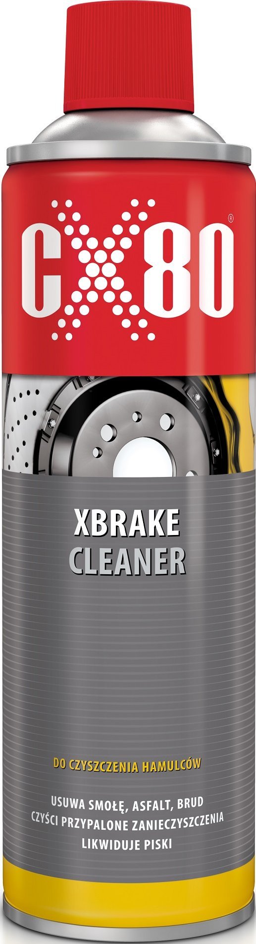 CX80 BÅYSKAWICZNY PREPARAT DO CZYSZCZENIA TARCZ HAMULCOWYCH 600ML