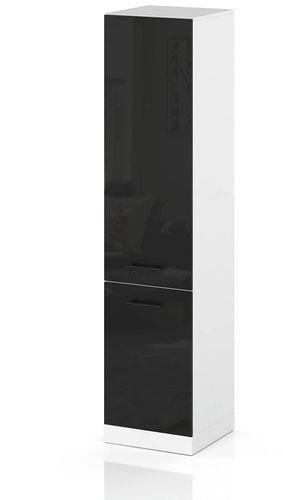 Słupek Kuchenny Stojący 50cm Szafka Cargo S50 Spremium Czarny Połysk