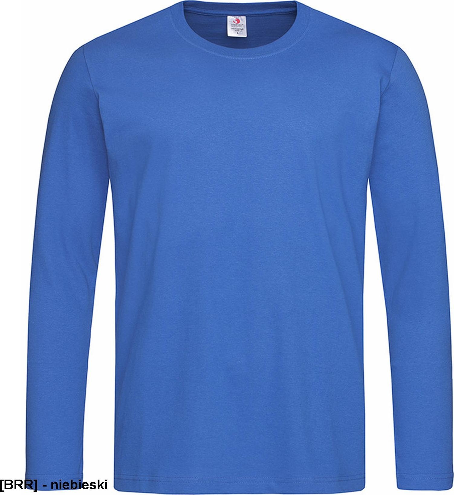 Stedman SST2500 - T-shirt męski z długim rękawem - niebieski S