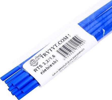 Trytyt 10x Koszulka termokurczliwa RTS 3,2/1,6 niebieski