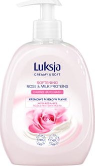 Luksja Luksja Creamy & Soft Kremowe mydło w płynie Róża i Proteiny mleka 500 ml