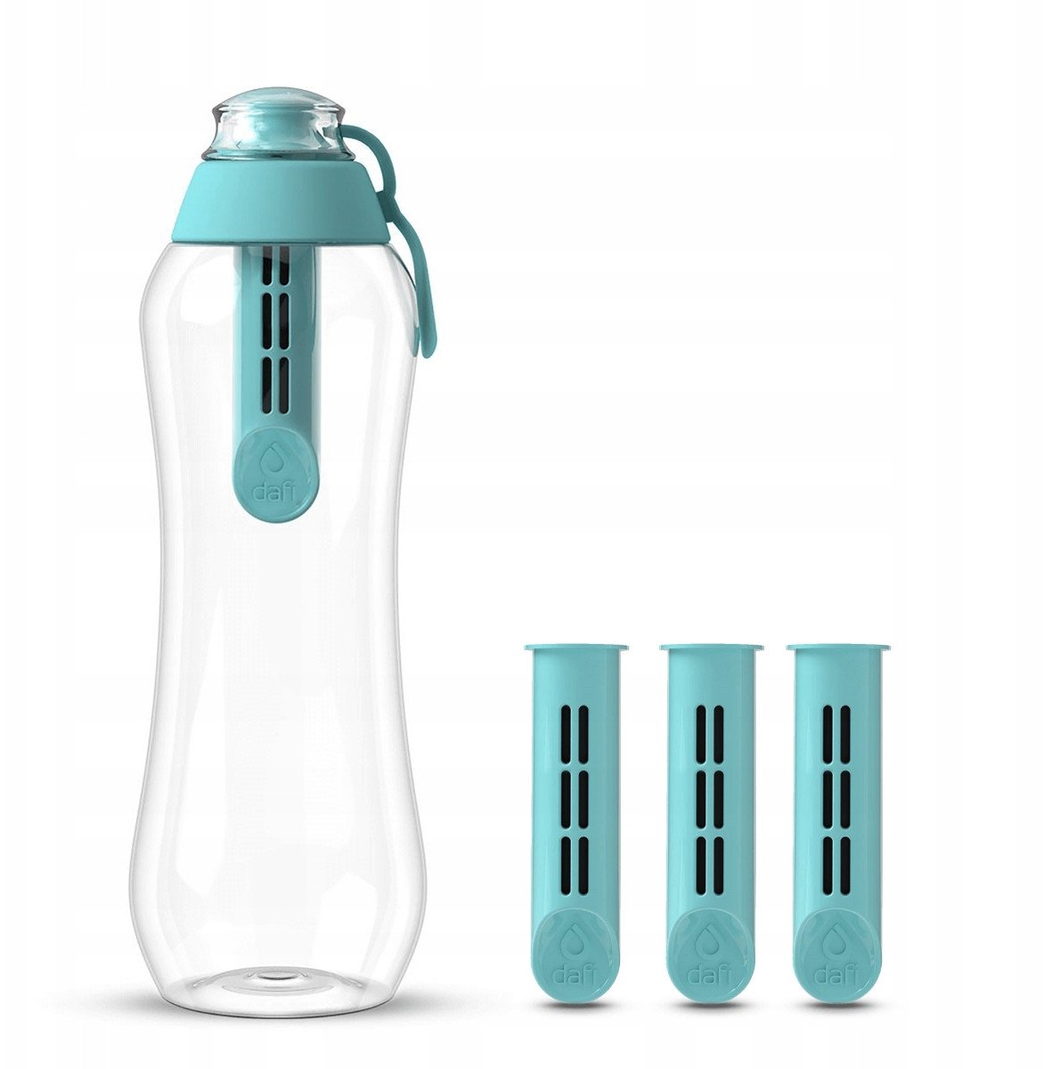 Butelka filtrująca Dafi 0,5l miętowa 4 filtry