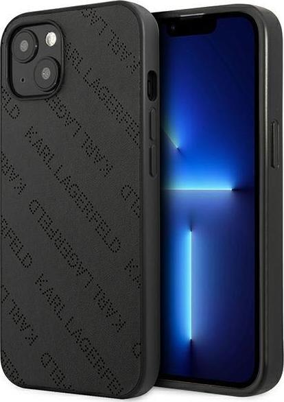 Karl Lagerfeld KLHCP13MPTLK iPhone 13 6,1" hardcase czarny/black Perforated Allover