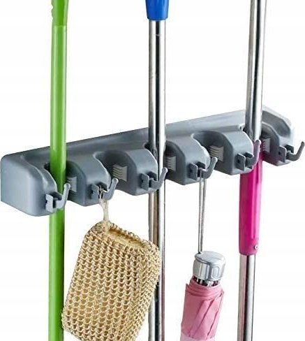 Korbi UCHWYT WIESZAK NA NARZEDZIA MIOTŁY MOPY GRABIE