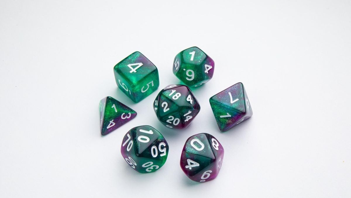 Gamegenic Gamegenic: Galaxy Series - RPG Dice Set - Aurora