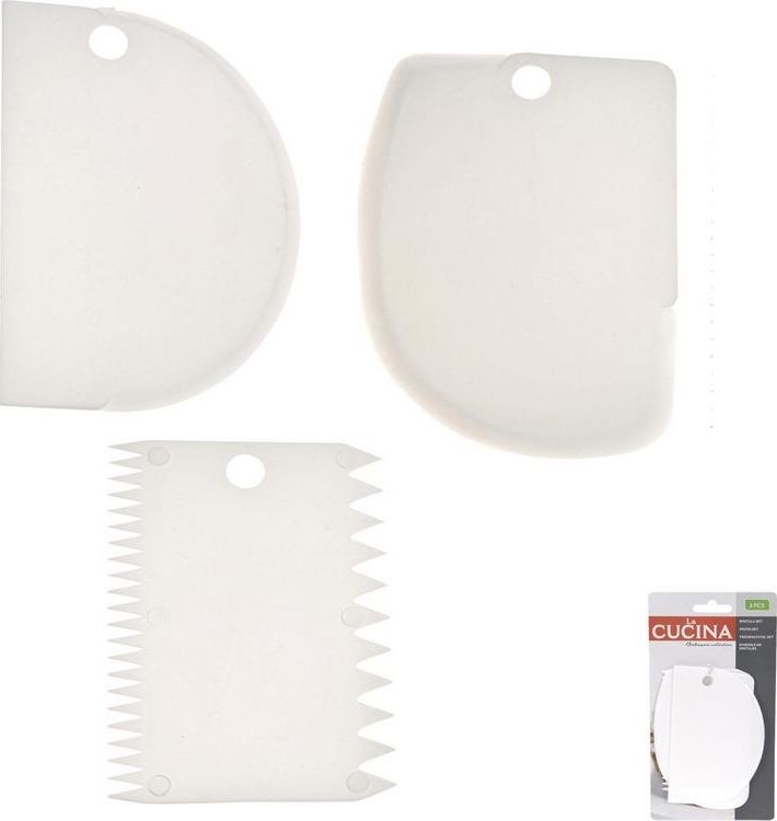 La Cucina Łopatka do kremu skrobak łopatka packa 3szt uniwersalny