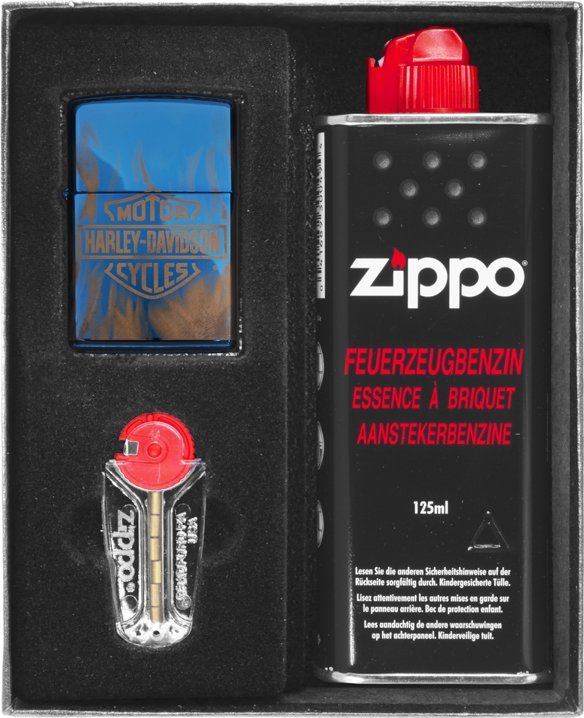 Zestaw ZIPPO Zapalniczka HARLEY DAVIDSON DESIGN Prezentowy No1