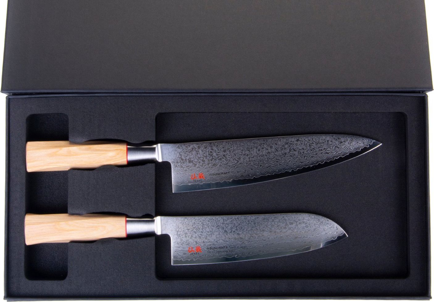 Suncraft Zestaw noży Suncraft Senzo Twisted Octagon w pudełku ozdobnym: [TO_0504]