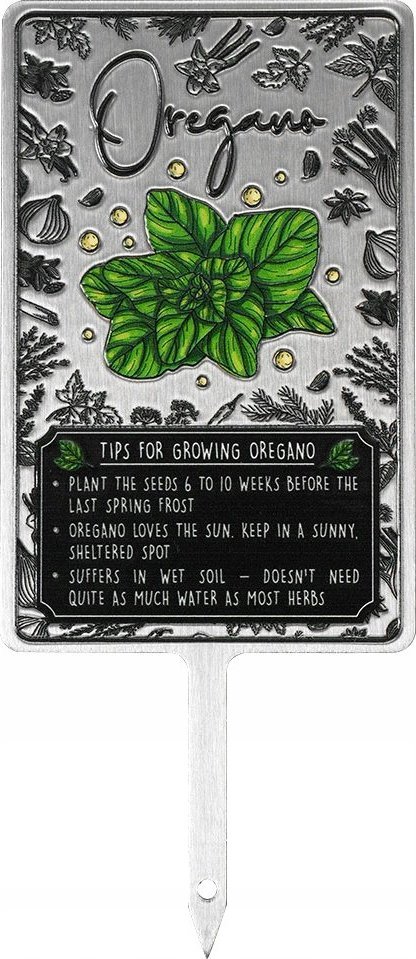 Kadax Tabliczka Etykieta Znacznik Ziół Roślin Przypraw