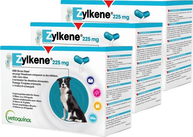 Triton VETOQUINOL Zylkene 225mg Dla Psów Ras Średnich Na Uspokojenie 30tab.
