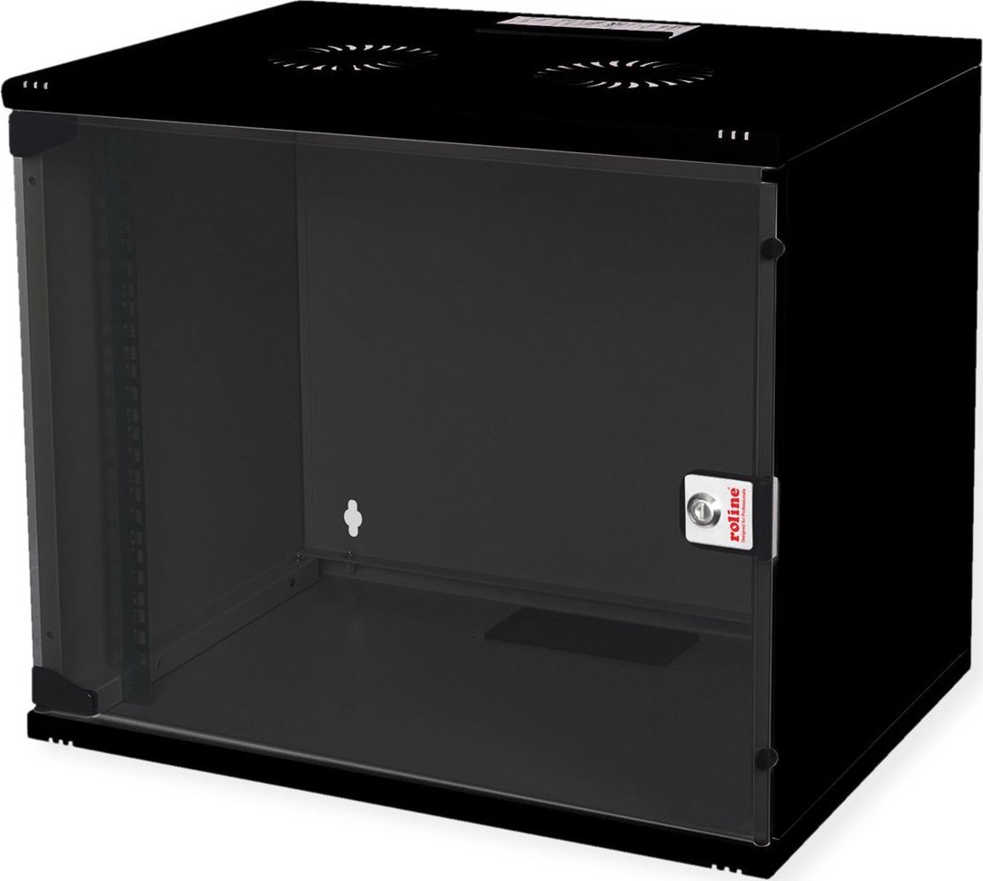 Roline Wandgeh�use Basic 48,26cm 19Zoll 7 HE 540x400 BxT Bausatz schwarz