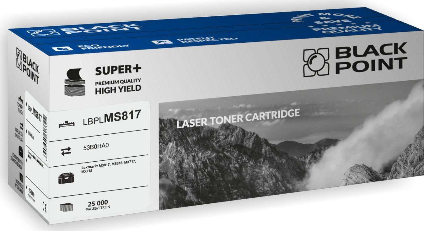 Toner Black Point LBPLMS817 Black Zamiennik 53B0HA0 (BLLMS817BCBW)