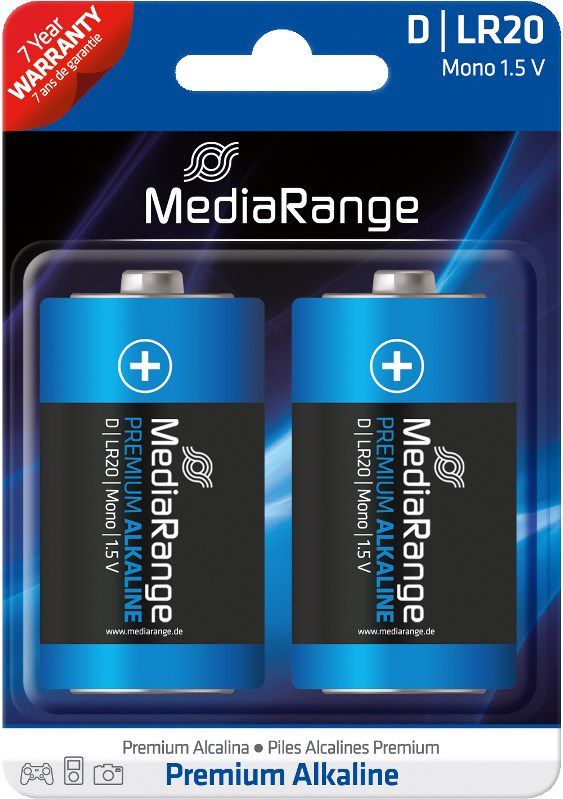 MediaRange Bateria D / R20 2 szt.