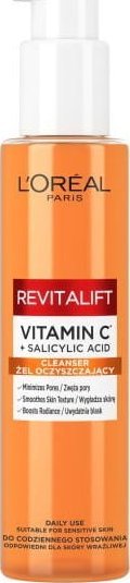L’Oreal Paris Revitalift żel oczyszczający do twarzy z witaminą C i kwasem salicylowym 150 ml