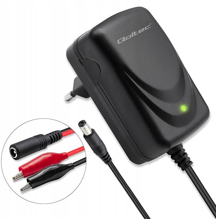 Automatyczna ładowarka do akumulatora AGM GEL STD 12V | 1.5A | Prostownik z sygnalizatorem LED