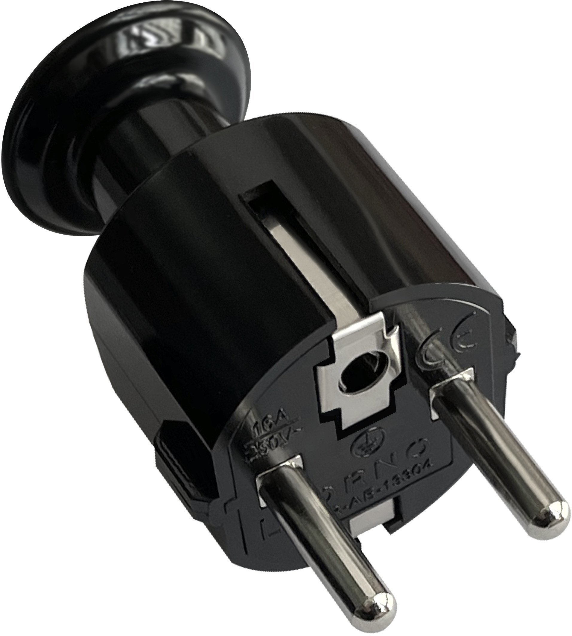 Wtyczka prosta Uni-Schuko 16A, 230V, czarna