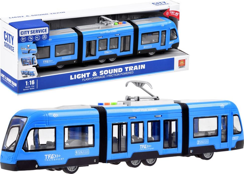 Jokomisiada Przegubowy TRAMWAJ światło dźwięk ZA3834