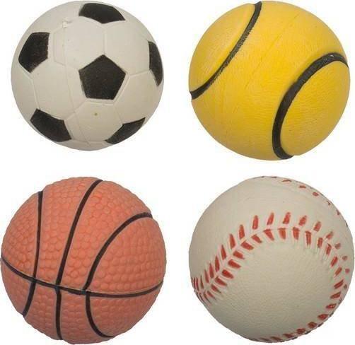 Duvo+ DUVO+ ZABAWKA PIŁKA Z PIANKI MIX 6cm 10160