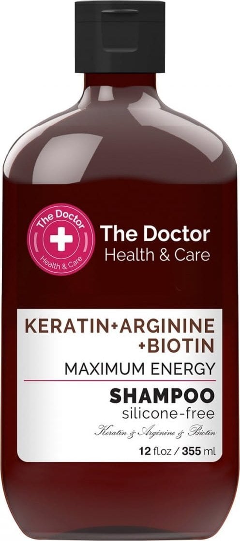 THE DOCTOR_Health & Care szampon do włosów wzmacniający Keratyna + Arginina + Biotyna 355ml