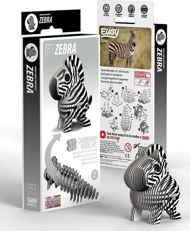 Zebra Eugy. Eko Układanka 3D