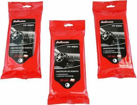 Carcommerce CHUSTECZKI DO KOKPITU -24szt. - połysk