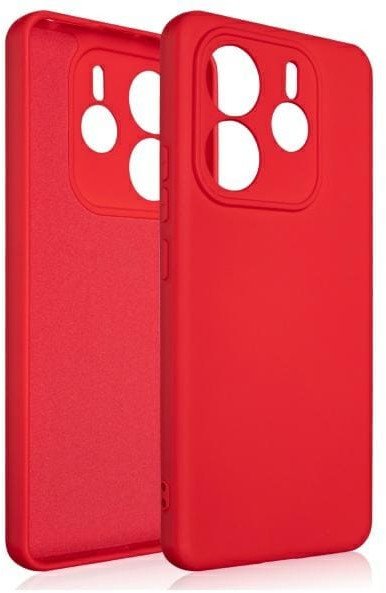 Etui Beline Silicone do Xiaomi Redmi Note 14 5G czerwony