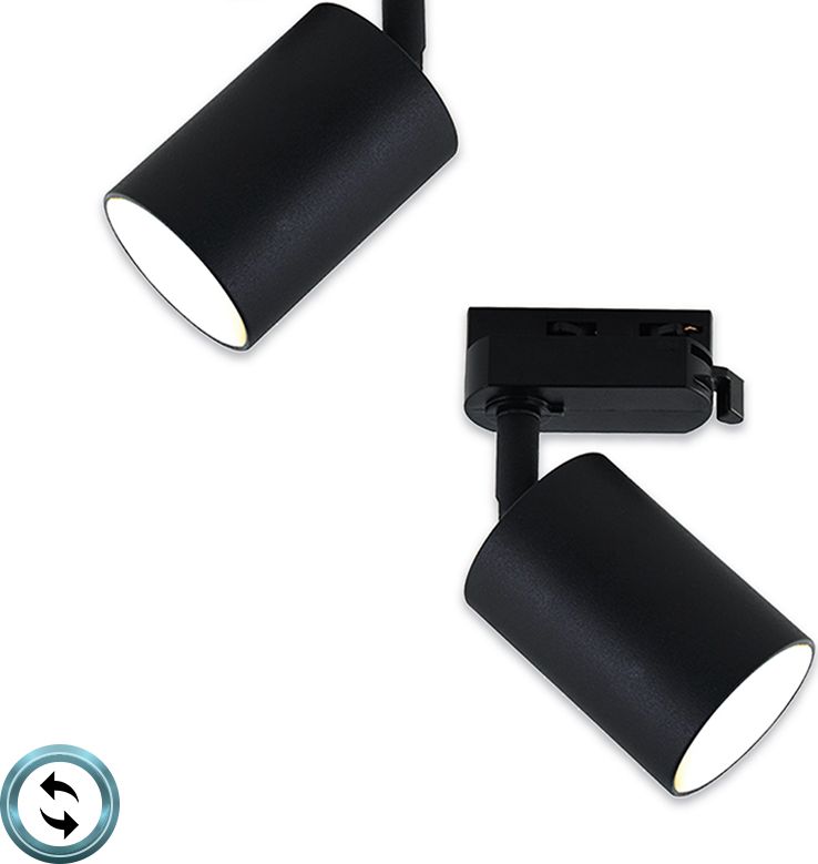 Orlicki Design Reflektor na szynę czarny Orlicki Design Kika Kika Track Nero 02